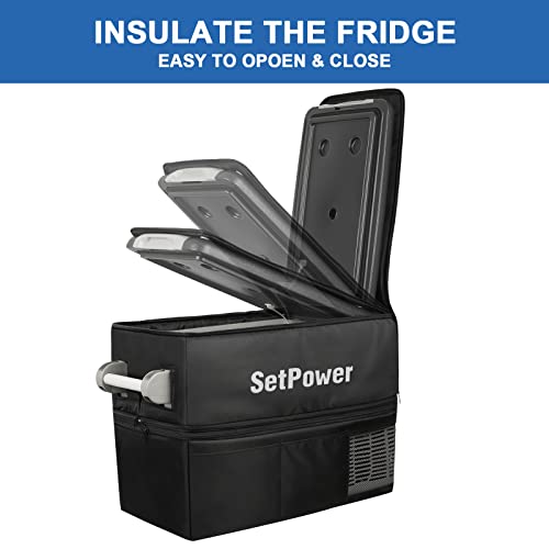 Image of Setpower Insulated Protective Cover for AJ40 or AJ50 Portable Refrigerator Freezer, suitable for AJ40 AJ50 Both, Flexible Model
