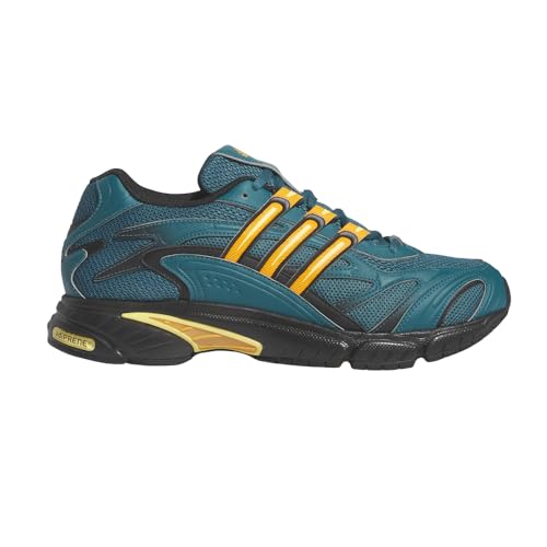 adidas Mens Temper Run 2 Lace Up Sneakers Shoes Casual - Green, Orange