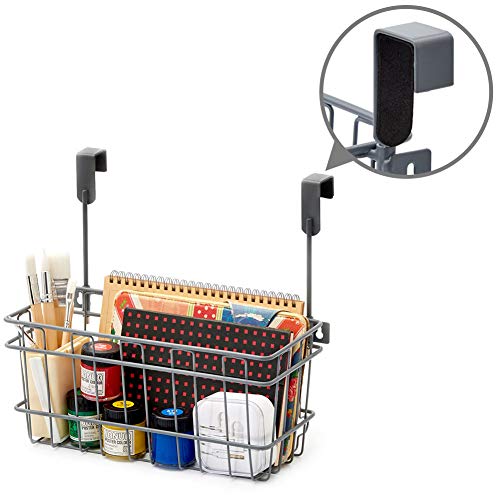 EZOWare Over the Cabinet Door Organizer/Wall Mountable Deep Storage Basket for Household Items (Small)