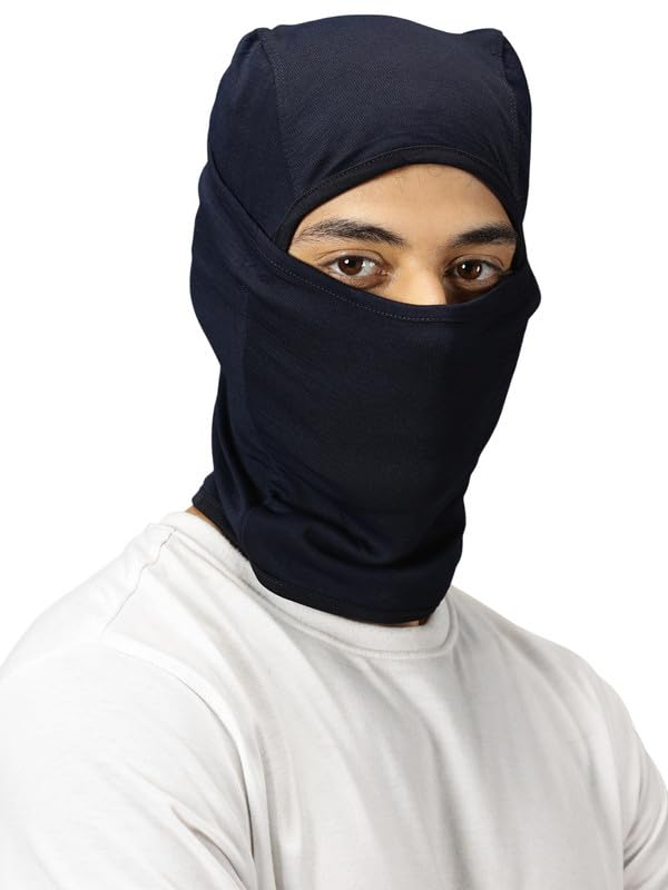 Image of BLUE TYGA Sunscreen Balaclava with UV Protection | Full Face Mask for Riders | UPF 50+ Protection Facekini