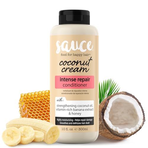 Vogue International OGX Extra Strength Damage Remedy + Coconut Miracle Oil Conditioner for Dry, Frizzy or Coarse Hair, Hydrating & Flyaway Taming Conditioner, Paraben-Free, Sulfate-Free Surfactants, 25.4 Fl Oz
