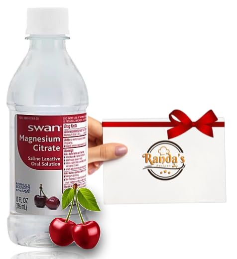 Randa's RecipesSwan Magnesium Citrate Saline Laxative - Cherry with Card