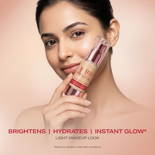 Image of Spinz BB Skin Tint Face Serum Infused with Niacinamide | Instantly Brightens & Evens Skin Tone | Reduces Dark Spots & Pigmentation | Lightweight, Non-Sticky Glow |30ml