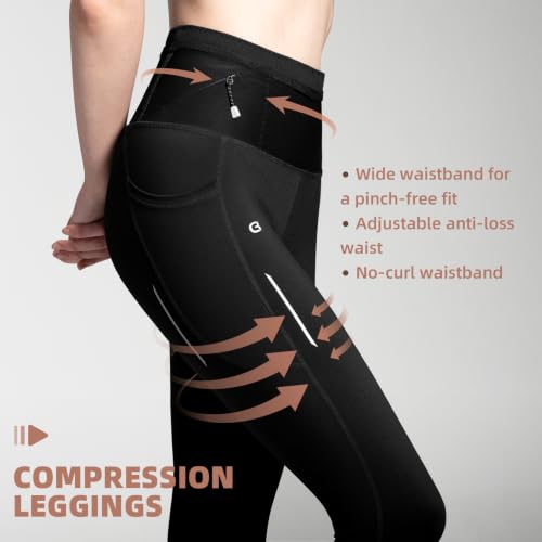 Image of Running Leggings for Women High Waisted Compression Pants for Yoga Workout