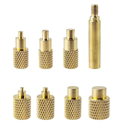 LUMOOM 7x Puntas De Soldadura, Ayudas De Fusión Para Insertos Roscados M2, M2.5, M3, M4, M5, M6, M8, Adaptador Para Soldador 900M/T18, Punta De Soldar, Accesorios Impresión 3D, Insertos Roscados