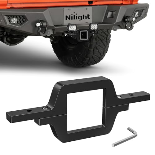 Image of Nilight 2.5 inch Towing Hitch Receiver Mount Bracket for Truck Trailer RV SUV Pick Up fit Dual LED Work Light Reverse Rear Back Up Off Road Lights(Towing Hitch Receiver Mount Bracket) Without Light