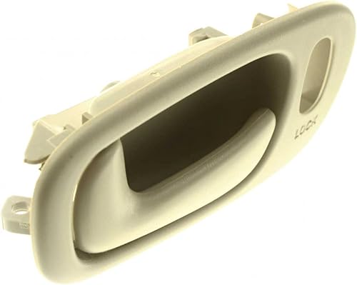 Miniatura 3 de KarParts360 Para Chevy Prizm 1998 99 00 01 2002 Manija de puerta interior delantera o trasera lado del conductor beige  con orificio de bloqueo de