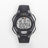 Timex T5E901 Ironman - Reloj digital cronógrafo triatlón para hombre, color gris y negro