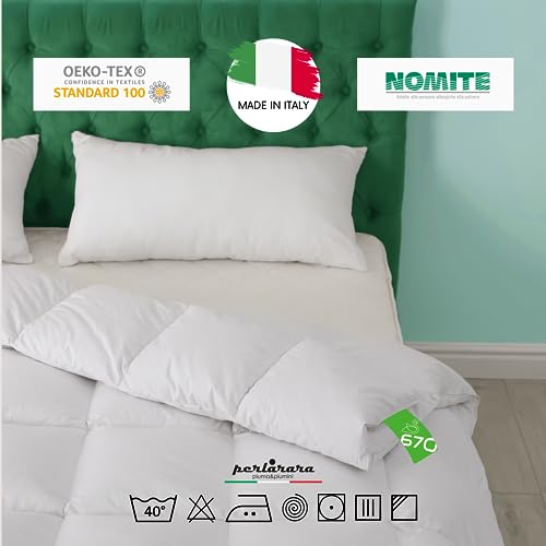 PERLARARA Piumino Invernale Vera Piuma d'oca