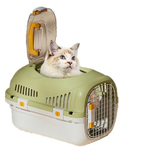 ペットキャリー 猫 キャリーケース 小型犬・猫用 8kgまで サイズ:長さ49cm x 幅32cm x 高さ32cm ペット用 猫 キャリーバッグ 犬 キャリーケース ペット 猫 キャリー航空輸送ボックス 旅行 おしゃれ 小型犬 防災 グッズ ハウス 散歩