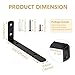 LSK 6PCS L Bracket, Heavy Duty Metal Corner Bracket, 5