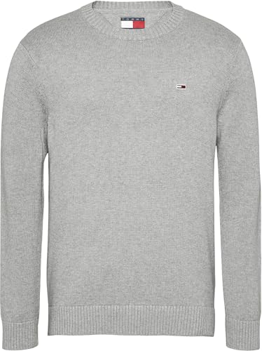 Tommy Jeans Herren TJM Slim Essntls C-Neck Sweater Dm0dm18370, Grey (Grey Htr), S – Ansicht 6