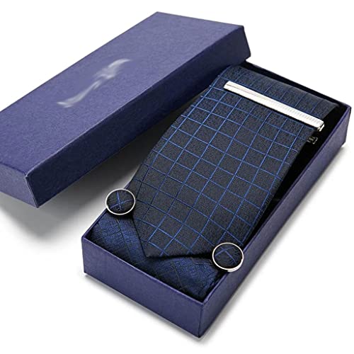 Set de corbata de seda 7.5 cm para hombre