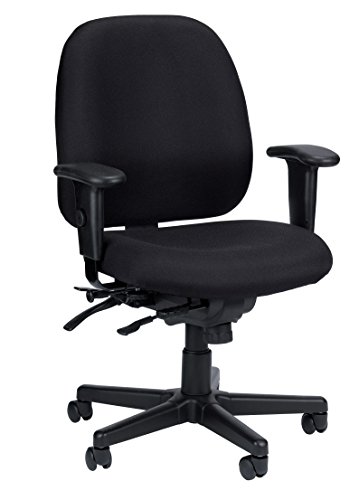 Eurotech Seating 4X4 Sl Seat Slider Swivel Chair, Charcoal #TOP6