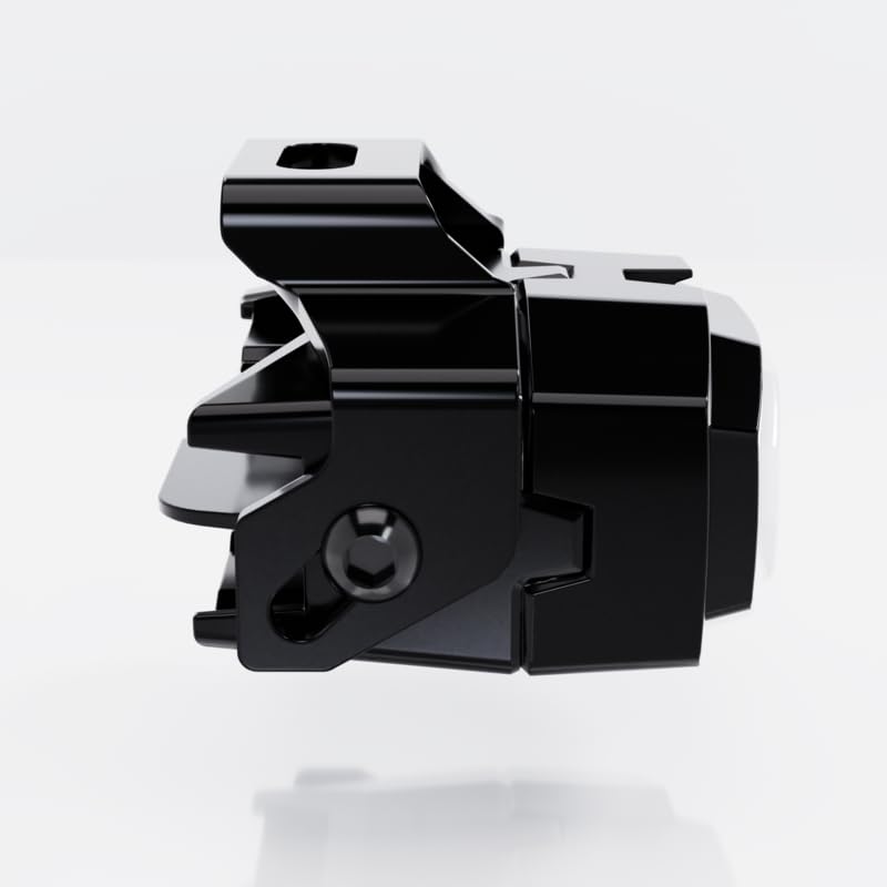 HIGHSIDER Pro Nebelscheinwerfer MH24-FOG LED Schwarz Aluminium E-geprüft Vorne Motorrad