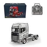 Hmhetay 770S 1/18 RCセミトレーラー、6x4 後輪駆動付きヘビーデューティトラクタートラック、大人用コレクターモデル(1501)