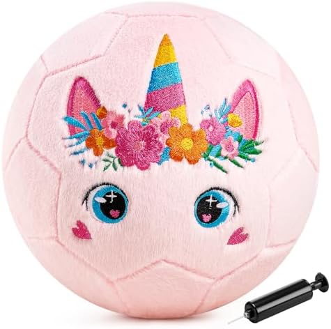 ZOOJOY Soft Balls for Toddlers 1-3, Silent Indoor Soccer Ball Siz...