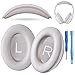 Produktbild AHG Accessory House Ersatz-Ohrpolster und Kopfbügelpolster, kompatibel mit Bose QuietComfort (2023) QC45 QC35 QC35 II kabellose Kopfhörer mit Geräuschunterdrückung (Sandstein), einfache Selbstmontage