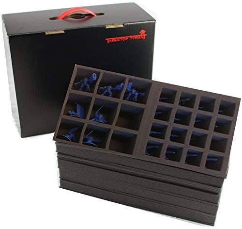 Tabletop Tyrant Defender Figure and Storage Case inc Foam Holds 144 Models (35 mm Standard Infantry)