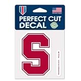 NCAA Stanford University Perfect Cut Color Decal, 4" x 4"