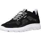 Geox D Spherica A, Zapatillas Mujer, Negro C9999, 37 EU