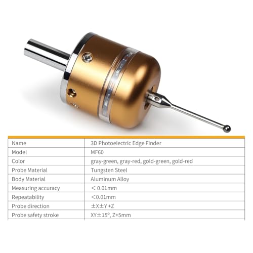 Detector de bordes CNC de luz 3D fabricado para calibración milimétrica axial 6