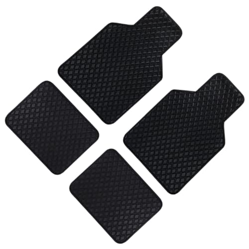 Tapis de sol voiture antidérapant et résistant en cuir PU Ciieeo