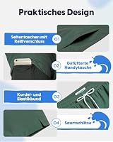 maamgic Badehose Herren 2-in-1 mit Innenhose Schnelltrocknend Badeshorts – Ansicht 6