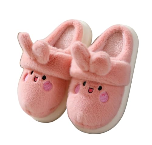 Cartoon Women's Rabbit Slippers - Winter Cute Cotton Warm Home Shoes - Comfortable and Fluffy Animal Slippers