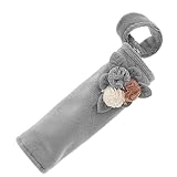 jojofuny 布製ドアノブ保護カバー ホルダー ホワイトボードカレンダー ピストン ダブル 導かれたラベル ベビーグッズ ドアノブ布カバー 家庭用ドアハンドルカバー ドアアクセサリー Grey