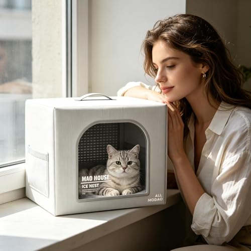 Cueva para animales aislada y térmica con protección resistente al clima 4