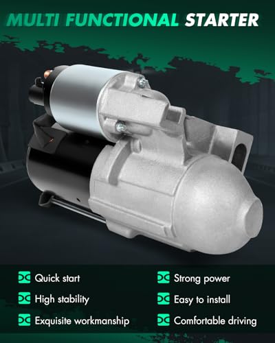 Image of SCITOO Motor Starter for 6786N Starters Fit for Chevrolet for Equinox 2007-2009, for Chevrolet for Malibu 2006-2010, for Pontiac for G6 2006-2009, for Pontiac for Torrent 2007-2009