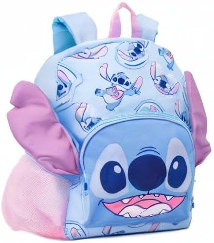 Disney Lilo And Stitch Girls Backpack Set | Kids 4 Piece Rucksack Set with School Bag, Pencil Case, Lunch Bag & Water Bottle - Image 8