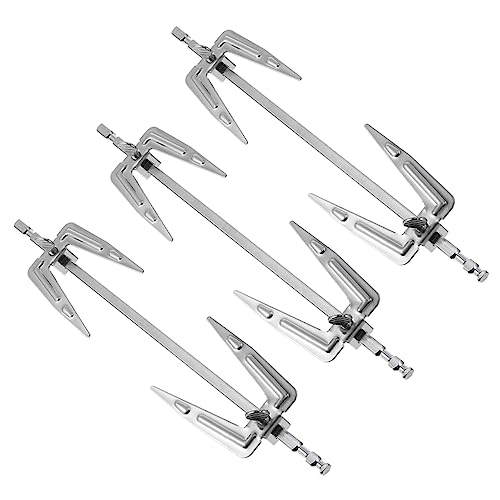 BUTIFULSIC 3pcs Stainless Steel BBQ Forks Rotating Skewers for Air Fryer Electric Oven Barbecue Tools for Grilling Meat and Vegetables Easy to Clean and Reusable