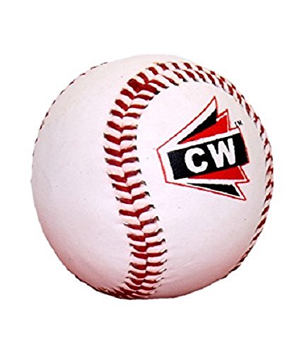 CW Cricket World Baseballs Pack of 6 Soft Light Outdoor Competition high Level Game Balls White Machine Stitch Advance