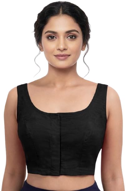rene Casual Womens Black Sleeveless Blouse(T-005810@@P)-picture-34