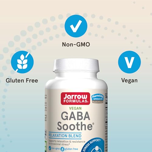Jarrow GABA Soothe, for Relaxation & Occasional Stress, 30 Capsules - image 5