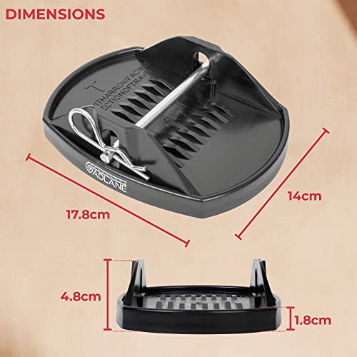 GADLANE Caravan Jack Pads 4 Pezzi - Heavy Duty