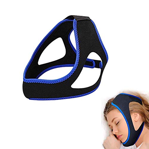 image for KELIHAWK Snoring Chin Strap Comfortable Universal Snoring Devices Adju