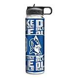 Rico Industries NCAA Duke Blue Devils Standard 22oz Stainless Steel Tumbler with Lid - Great For Coffee, Tea, Water or Cocktails