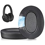 SOULWIT 冷却ジェル パッド イヤーパッド for Sony WH-XB900N/WH-CH710N/WH-CH720N/WH-RF400/MDR-RF895RK 用 ヘッドセット 交換 パッド イヤーカップ 高密度フォーム イヤークッション 冷感 ブラック