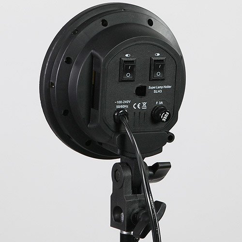 ePhoto 1800-Watt Photography Video 3 Point Lighting Photo Umbrella Light Kit Video Studio Portrait Photo Lighting Set VL9003K - Thumbnail 4
