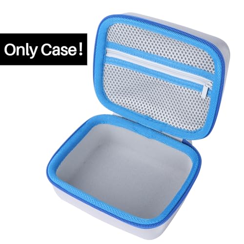Image of Lebakort Hard Carry Case Compatible with Nelko Photo Printer, PP01 / PP03 Color Mini Portable Printer, Travel Portable Storage Bag (Grey + Blue Case)