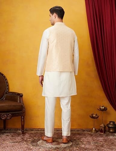 Image of Symbol Premium Men's Festive Nehru Jacket Kurta Pyjama Set (3pcs)