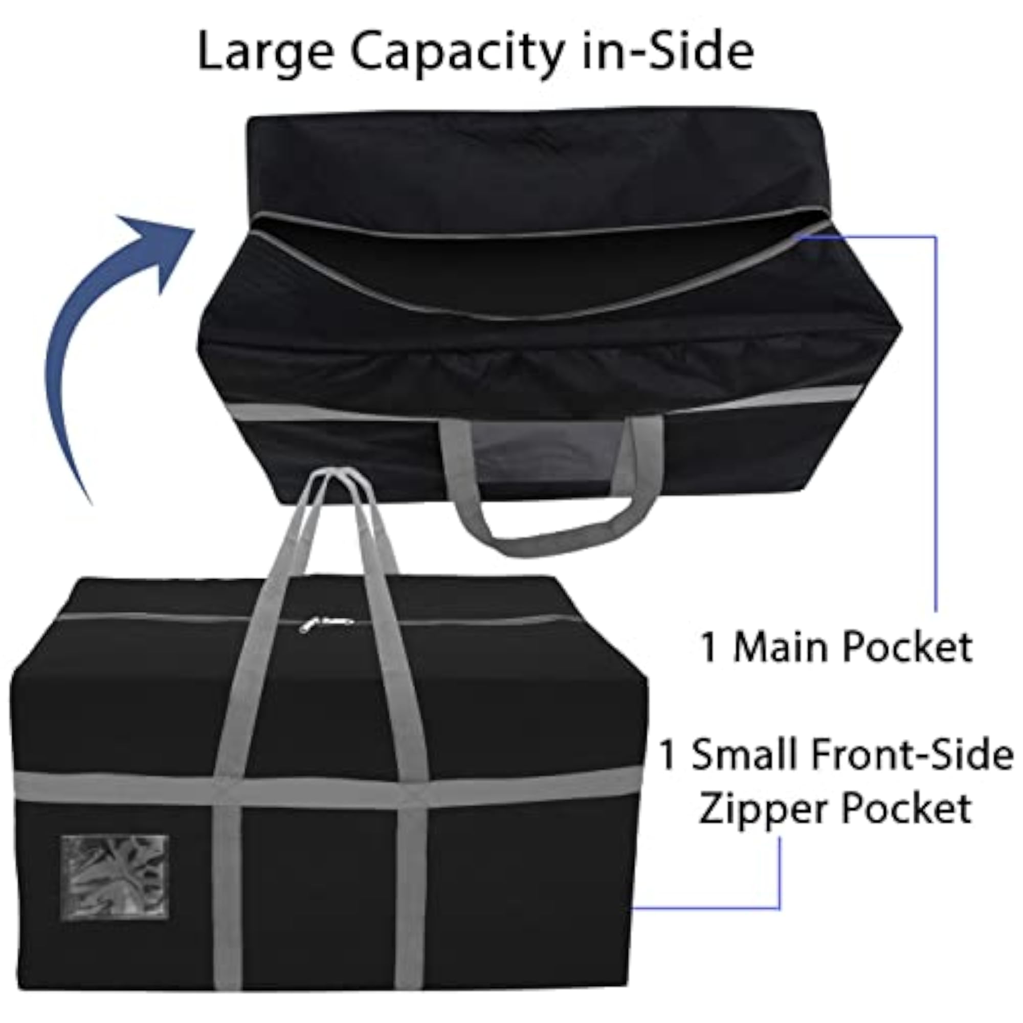 Extra Large 128 L Nylon Moisture Proof Storage Bag