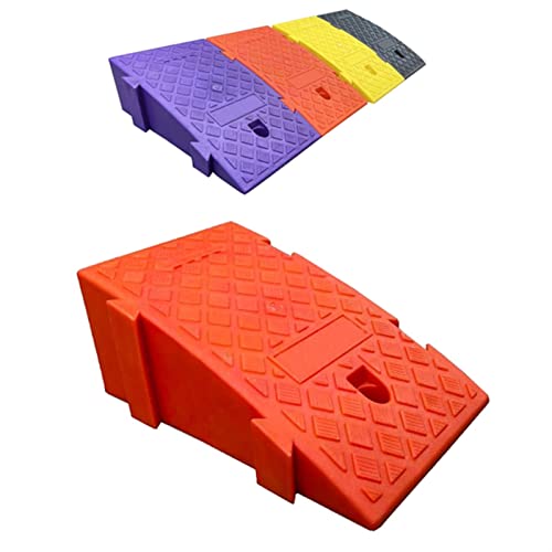 Rampa para Bordillo de Coche, Plástico, Portátil, Naranja