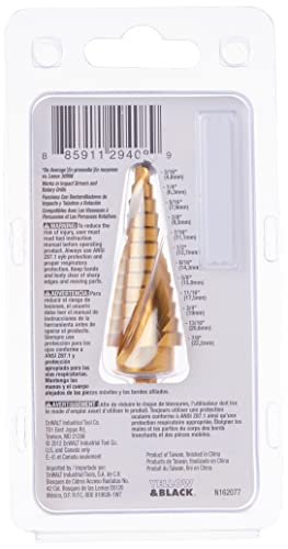 Dewalt Step Drill Bit, Impact Ready, 3/16-Inch-7/8-Inch (Dwa1786Ir) #TOP4