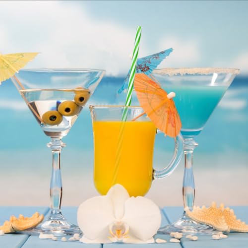 60 Stück Wiederverwendbare Strohhalme, Verdickte Strohhalme Plastik, Trinkhalme Plastik mit Strohhalmbürste für Smoothies, Saft, Heißgetränk, Cocktail (0,28 Zoll Durchmesser, 9,06 Zoll lang)