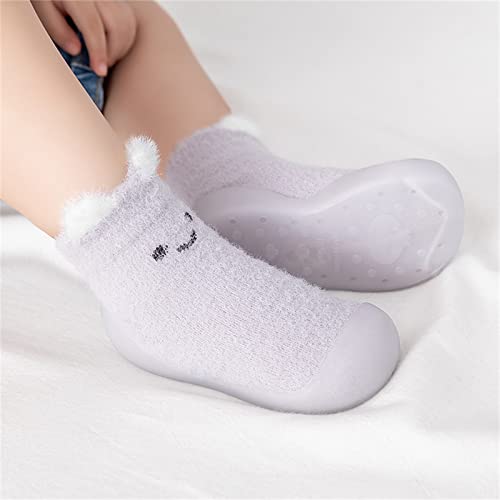 Baby Walking Shoes,Baby Walking Shoes Sock Shoes Non-Slip Prewalker Shoes Soft Indoor Kawaii Shoes 0-3 Years2