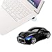 elec Space Wireless Mouse，Cool Sport Car Shape Computer Wireless Mouse Optical Cordless Mice with USB Receiver for PC Laptop 1600 DPI 3 Buttons Black